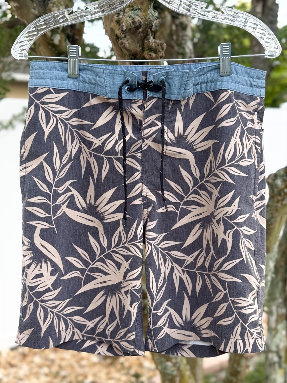 Goodfellow & Co Men’s Floral Board Shorts Size 30 Tropical Swim Trunks